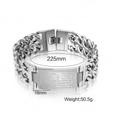 Item No.: 214-130  Stainless Steel Bracelet